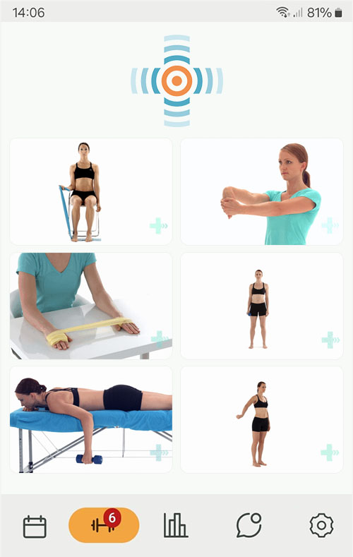 Online treningsprogram Tennisalbue