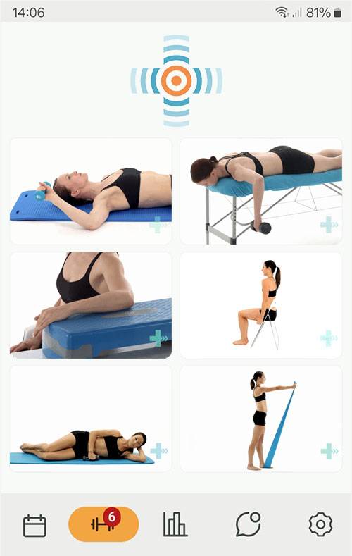 Online treningsprogram Rotator cuff-skade